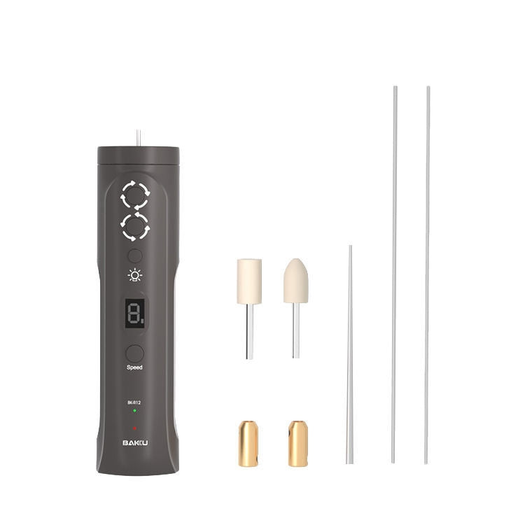 BAKU BK-R12 dissolvant de colle électrique réparation de téléphone outil d'élimination de colle OCA avec lumière
