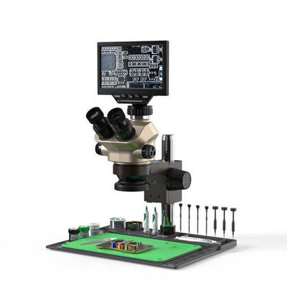 BAKU BA-692 Tapis de travail en silicone pour entretien de microscope 2 en 1