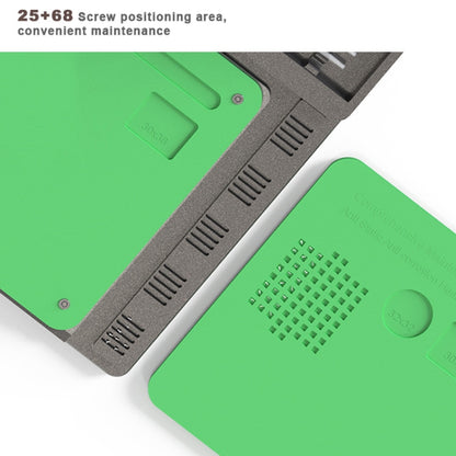 BAKU BA-692 Tapis de travail en silicone pour entretien de microscope 2 en 1
