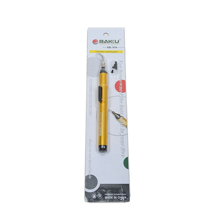 BAKU BK-939 Stylo d'aspiration sous vide avec 3 têtes d'aspiration Outil de réparation