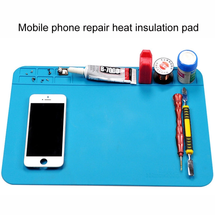 Banc de réparation de téléphone et d'ordinateur, tapis de Table de soudage en Silicone résistant aux hautes températures