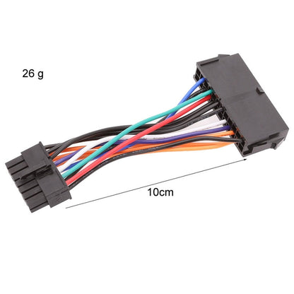 Câble d'alimentation 24P à 14P, câble adaptateur 24 broches à 14 broches pour Lenovo IBM Q77 / B75 / A75 / Q75