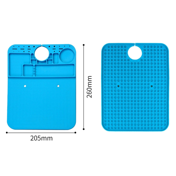 Tapis de travail d'isolation en silicone pour microscope de réparation de téléphone portable