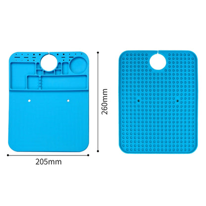 Tapis de travail d'isolation en silicone pour microscope de réparation de téléphone portable