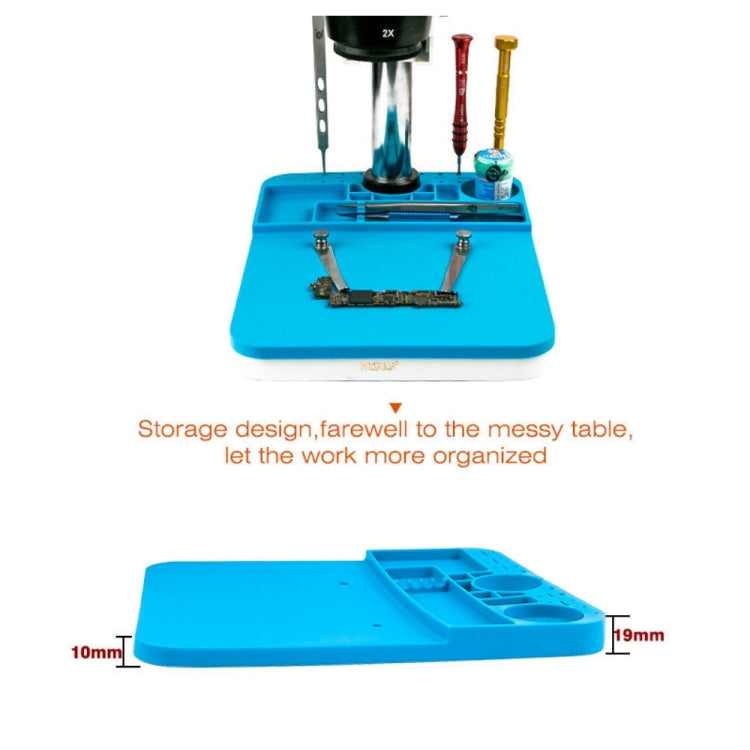 Tapis de travail d'isolation en silicone pour microscope de réparation de téléphone portable
