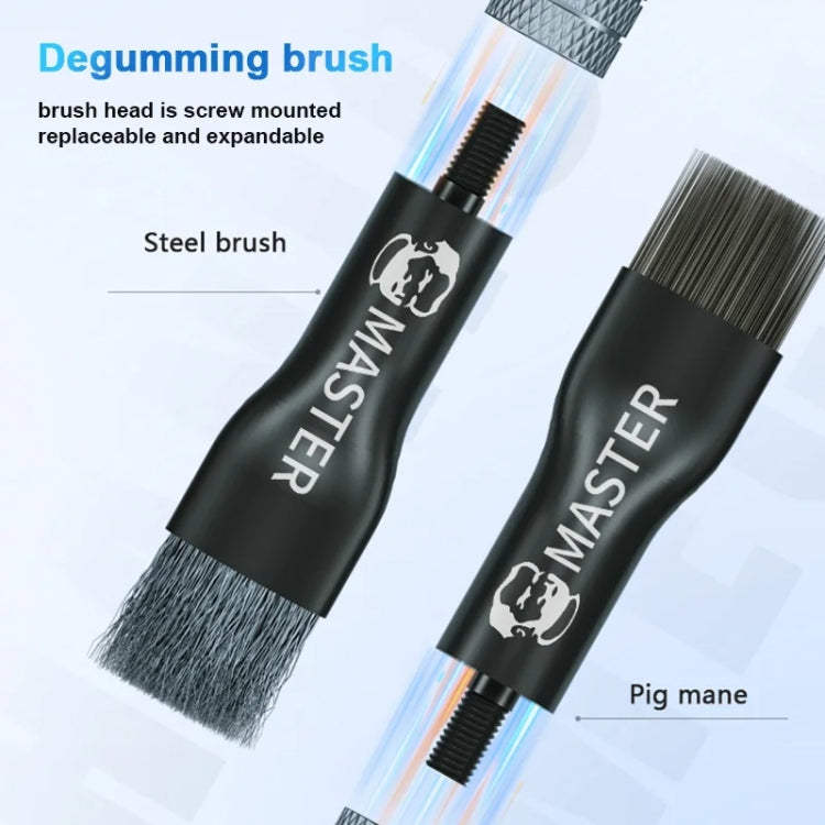Brosse De dégommage De puces De téléphone portable, mécanique, brosse De dégommage De PCB, cylindre De nettoyage De-étain, brosse à Long manche