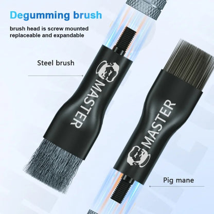 Brosse De dégommage De puces De téléphone portable, mécanique, brosse De dégommage De PCB, cylindre De nettoyage De-étain, brosse à Long manche