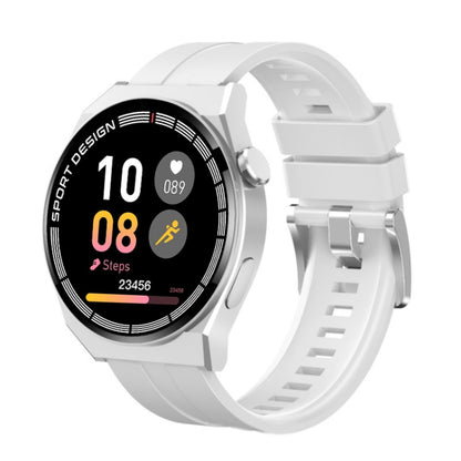Montre intelligente d'appel Bluetooth de surveillance de la santé GT3Pro de 1,28 pouces avec NFC, Black Silicone, Silver Silicone, Black Leather, Brown Leather, Black Steel, Silver Steel, Black Three-bead Steel, Silver Three-bead Steel