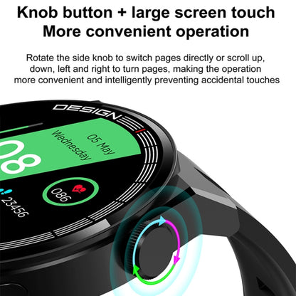 Montre intelligente d'appel Bluetooth de surveillance de la santé GT3Pro de 1,28 pouces avec NFC, Black Silicone, Silver Silicone, Black Leather, Brown Leather, Black Steel, Silver Steel, Black Three-bead Steel, Silver Three-bead Steel