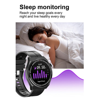 Montre intelligente d'appel Bluetooth de surveillance de la santé GT3Pro de 1,28 pouces avec NFC, Black Silicone, Silver Silicone, Black Leather, Brown Leather, Black Steel, Silver Steel, Black Three-bead Steel, Silver Three-bead Steel