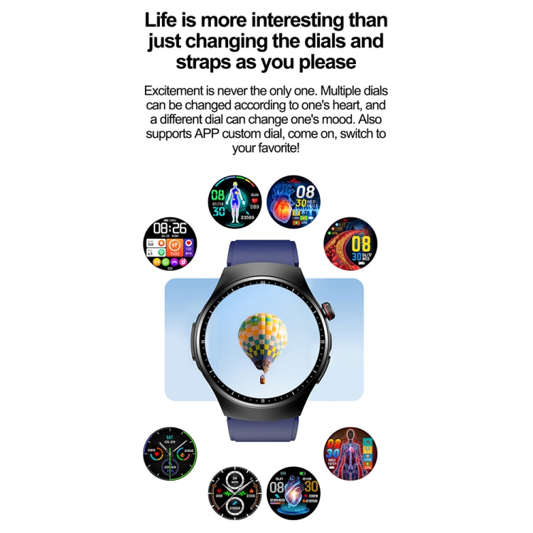 Montre connectée de surveillance de la santé et du sport étanche IP67 TK25 1,39 pouces