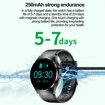 Montre connectée de surveillance de la santé et du sport étanche IP67 TK25 1,39 pouces