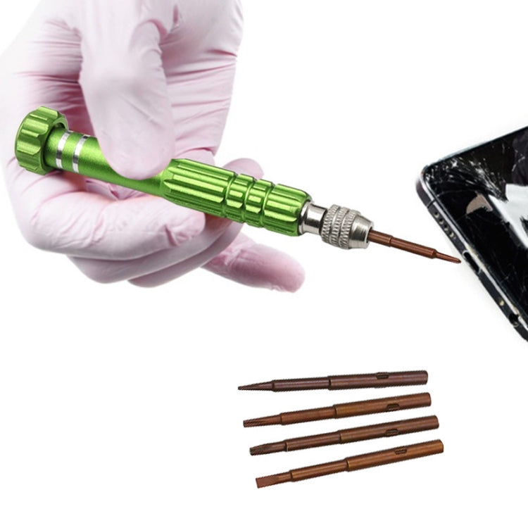 Tournevis en alliage d'aluminium 5 en 1 Outils de démontage et de réparation de téléphone portable