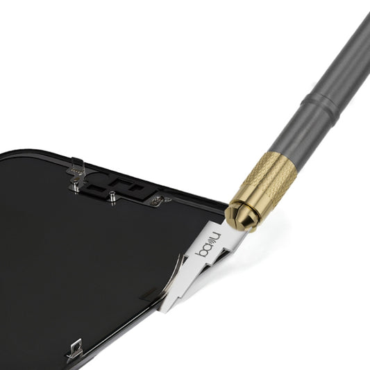 Grattoir de réparation LCD multifonction BAKU BA-214, outil de retrait de colle pour écran de 0,2 mm d'épaisseur
