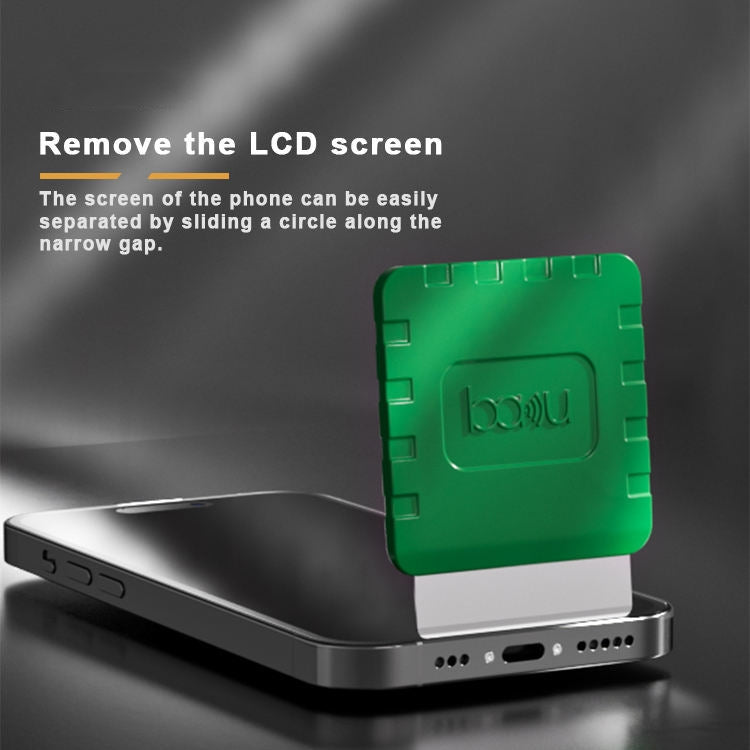 Lot de 3 lames de levier en acier inoxydable BAKU BA-219 pour écran de téléphone et retrait de colle résiduelle