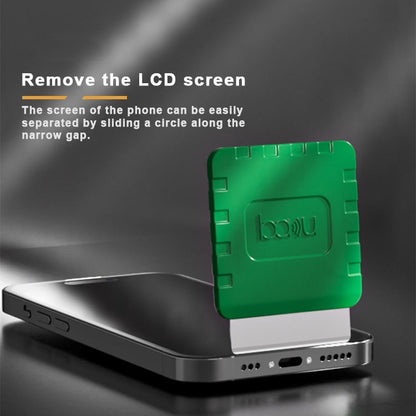 Lot de 3 lames de levier en acier inoxydable BAKU BA-219 pour écran de téléphone et retrait de colle résiduelle