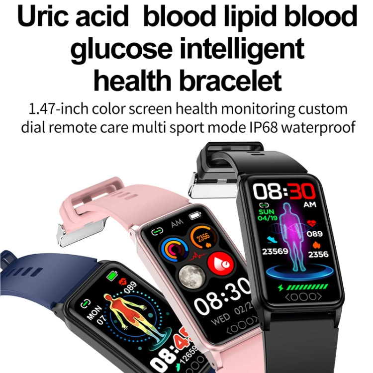 Acide urique Lipides sanguins Glycémie non invasive Fréquence cardiaque Oxygène Surveillance de la température Bracelet de sport intelligent et sain