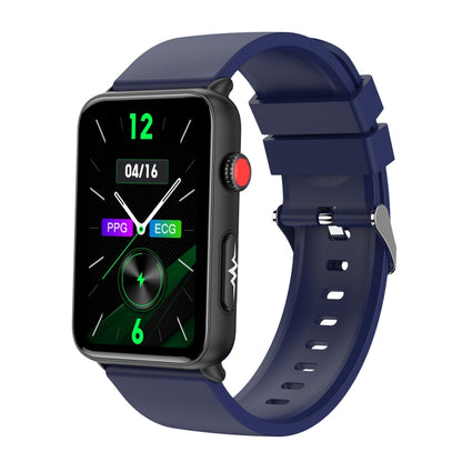 Montre connectée Ring ECG Température Fréquence cardiaque Pression artérielle Santé Montre parlante Bluetooth, Black Silicone, Red Silicone, Blue Silicone, Black Leather, Brown Leather