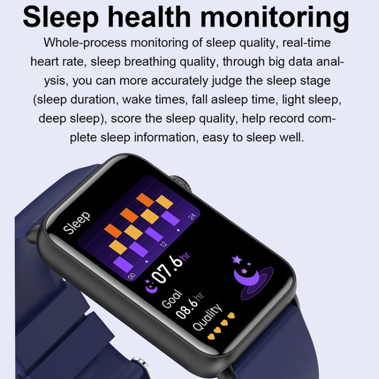 Montre connectée Ring ECG Température Fréquence cardiaque Pression artérielle Santé Montre parlante Bluetooth, Black Silicone, Red Silicone, Blue Silicone, Black Leather, Brown Leather
