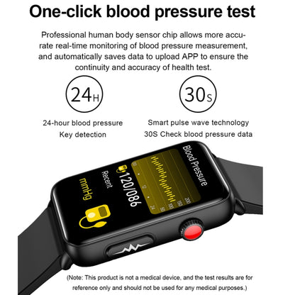 Montre connectée Ring ECG Température Fréquence cardiaque Pression artérielle Santé Montre parlante Bluetooth, Black Silicone, Red Silicone, Blue Silicone, Black Leather, Brown Leather