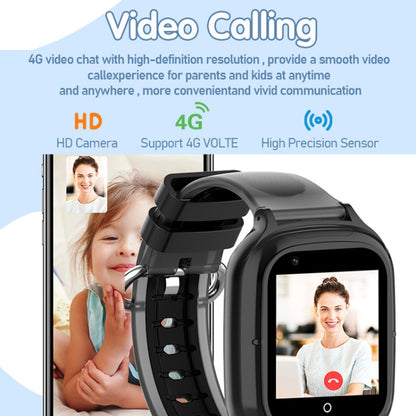 Montre de positionnement pour téléphone intelligent pour enfants 4G IP67 étanche / Appel vidéo / vocal