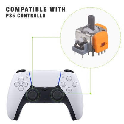 Pour le contrôleur de jeu PS5 Hall Joystick et ensemble de capuchons de joystick, accessoires de réparation