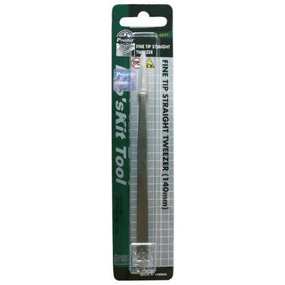 Pince à épiler antimagnétique en acier inoxydable ProsKit 1PK-105T Pincette à pointe droite de précision 140 mm