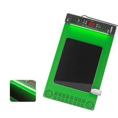 Tapis de travail pour retirer l'écran LCD 16 pouces BAKU BA-940 avec système de chauffage et éclairage anti-poussière