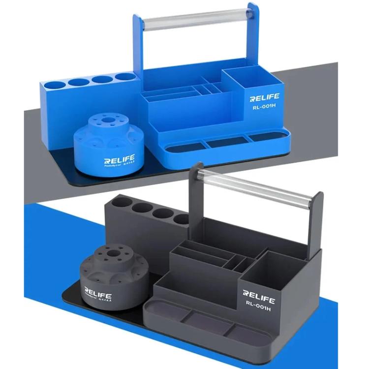 RELIFE RL-001H Organisateur rotatif pour outils de réparation de téléphone portable Pièces de tournevis Support de rangement