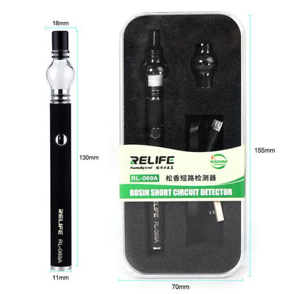 Stylo de brumisation de colophane de réparation de téléphone portable RELIFE Détection de court-circuit de carte mère Pas de brumisation de flux de fer à souder