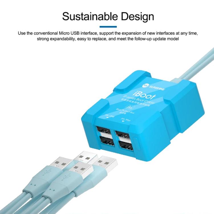 Câble de test d'alimentation de batterie pour iPhone, câble de contrôle de démarrage de réparation de téléphone portable