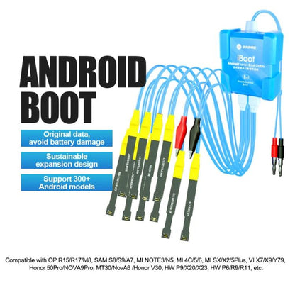 Pour câble d'alimentation Android 5 V, outil de réparation de téléphone portable, test d'alimentation de la batterie, câble de démarrage