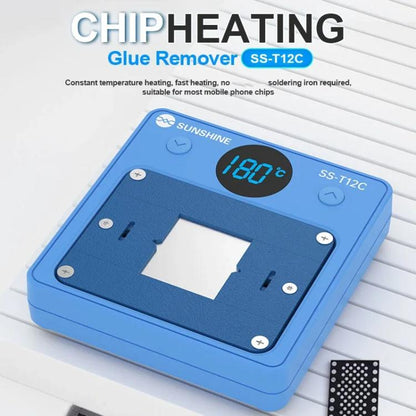 Dissolvant de colle chauffant pour puce IC, outil de réparation de puce de téléphone portable, chauffage rapide, outil efficace pour enlever la colle