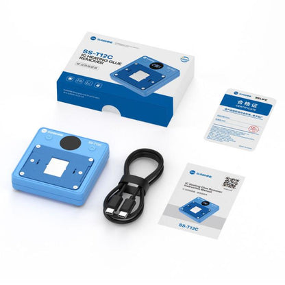 Dissolvant de colle chauffant pour puce IC, outil de réparation de puce de téléphone portable, chauffage rapide, outil efficace pour enlever la colle