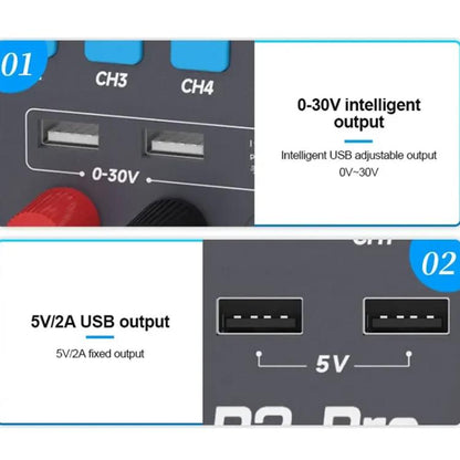 Régulateur de tension CC intelligent SUNSHINE P2 Pro 330 W, transformateur toroïdal, sortie 30 V 5 A, outil de réparation, SUNSHINE P2 Pro