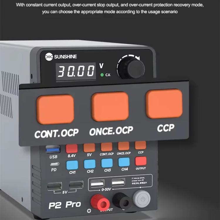Régulateur de tension CC intelligent SUNSHINE P2 Pro 330 W, transformateur toroïdal, sortie 30 V 5 A, outil de réparation, SUNSHINE P2 Pro