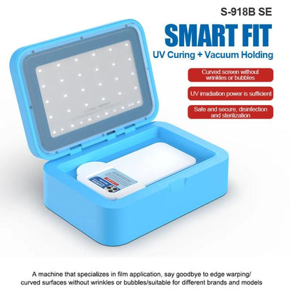 Plastifieuse sous vide intelligente pour film à durcissement UV, machine de maintien sous vide et de durcissement UV pour outil de réparation d'application de film