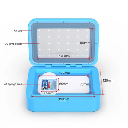 Plastifieuse sous vide intelligente pour film à durcissement UV, machine de maintien sous vide et de durcissement UV pour outil de réparation d'application de film