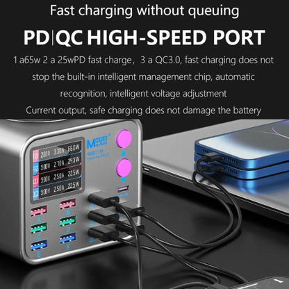 Station de charge de bureau multiport USB MaAnt DianBa n° 2 pour réparation de téléphones portables