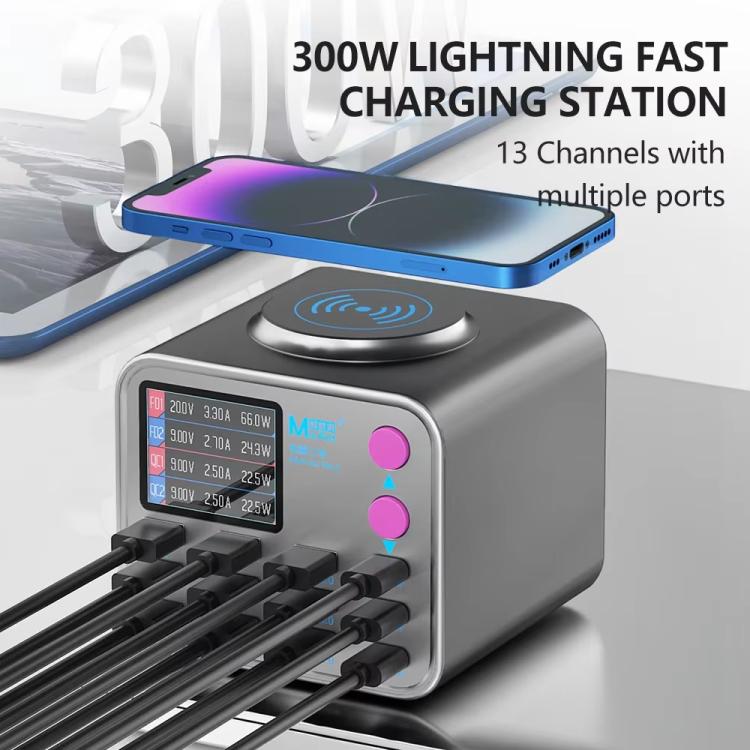 Station de charge de bureau multiport USB MaAnt DianBa n° 2 pour réparation de téléphones portables