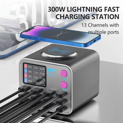 Station de charge de bureau multiport USB MaAnt DianBa n° 2 pour réparation de téléphones portables