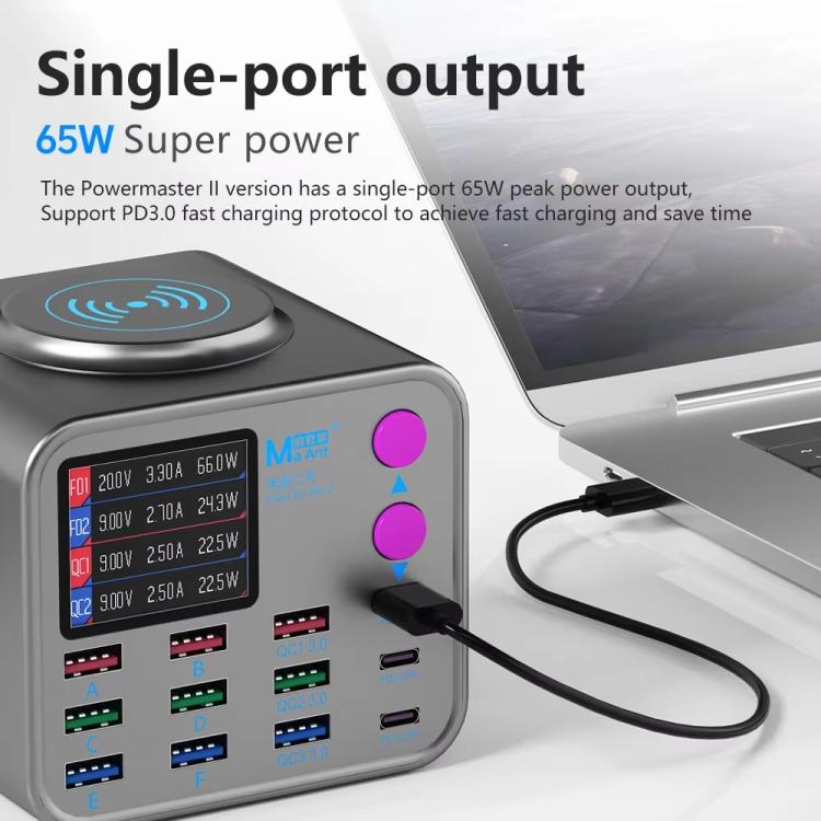 Station de charge de bureau multiport USB MaAnt DianBa n° 2 pour réparation de téléphones portables
