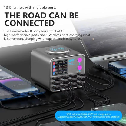Station de charge de bureau multiport USB MaAnt DianBa n° 2 pour réparation de téléphones portables