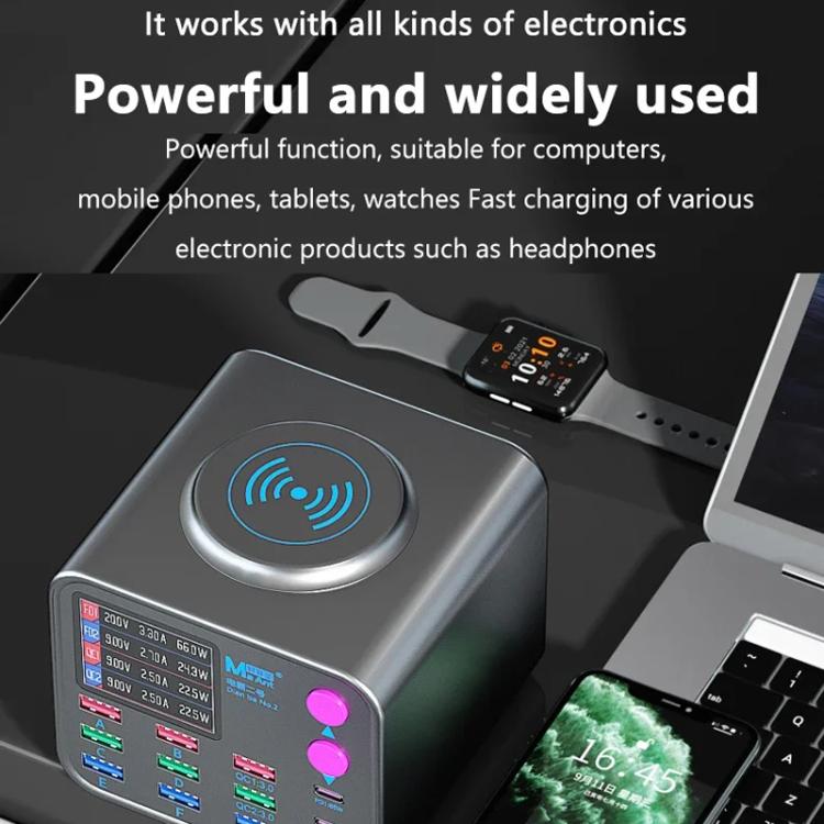 Station de charge de bureau multiport USB MaAnt DianBa n° 2 pour réparation de téléphones portables