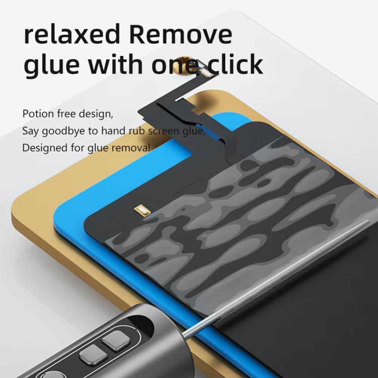 Découpe Meulage Dissolvant de colle intégré Multifonctionnel Réparation de téléphone Dissolvant d'écran OCA Rouleau de colle électrique