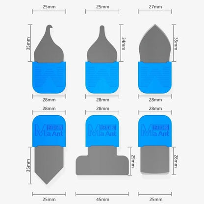 Ensemble d'outils de démontage et de réparation de téléphone portable 6 en 1, lame de démontage d'écran incurvée ultra-fine