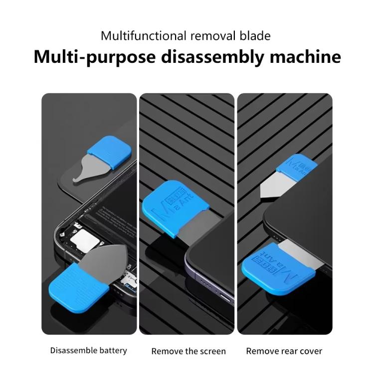 Ensemble d'outils de démontage et de réparation de téléphone portable 6 en 1, lame de démontage d'écran incurvée ultra-fine