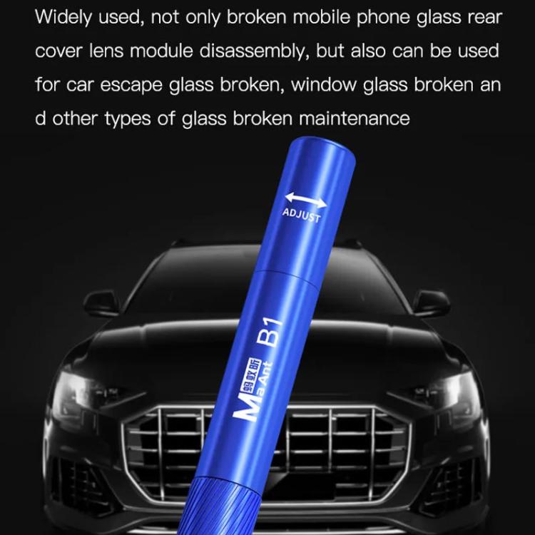 Stylo explosif pour téléphone portable, coque arrière en verre, stylo diamant, brise-écran