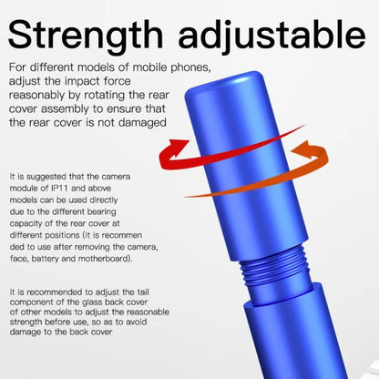 Stylo explosif pour téléphone portable, coque arrière en verre, stylo diamant, brise-écran