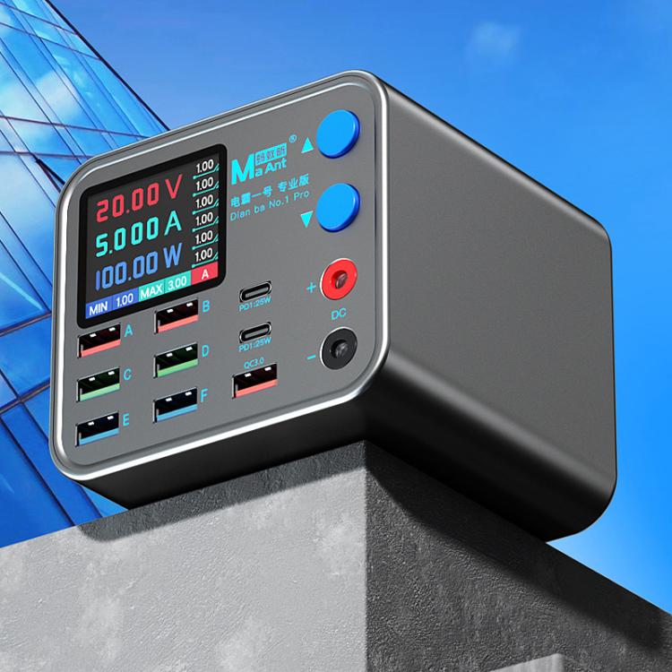 Chargeur multiport MaAnt DianBa No.1 Pro 9 ports avec affichage numérique, chargeur sans fil
